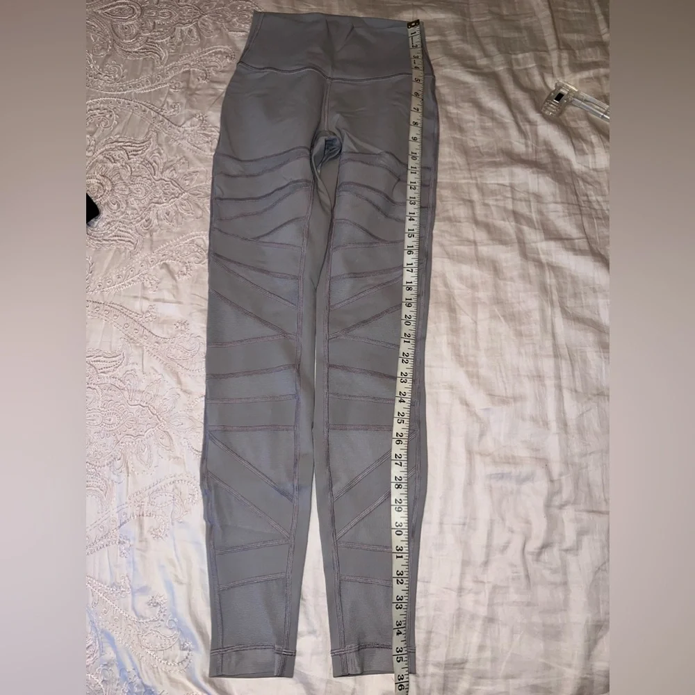 Lululemon Wunder Under Mesh Panel Leggings Gray Size 4